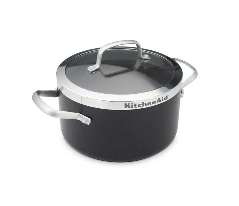 product image - Каструля з антипригарним покриттям KitchenAid ALULINE, об'єм 3,1 л, діаметр 20 см, чорний