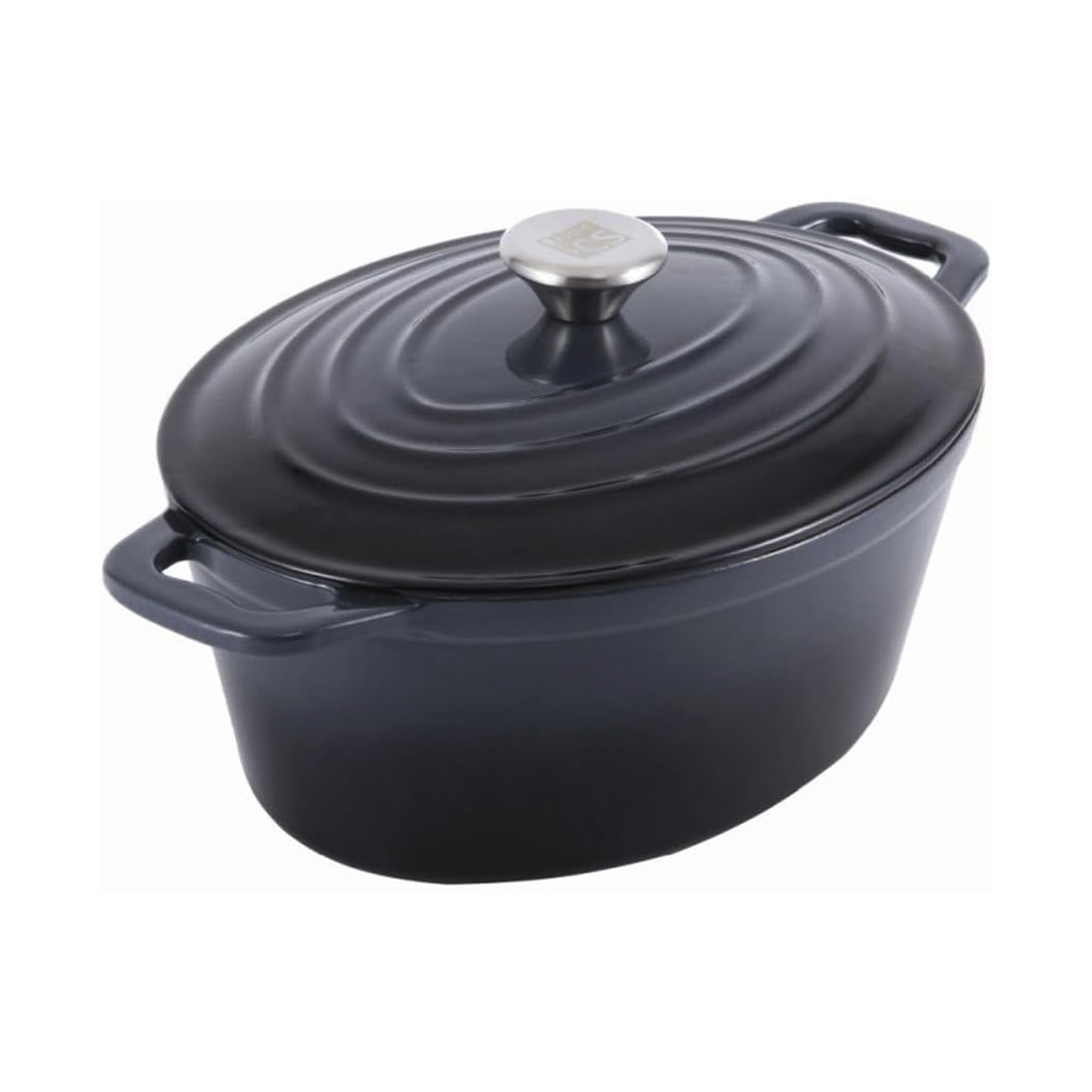 product image - Каструля з кришкою овальна Carl Schmidt Sohn XANTEN, об'єм 7,7 л, чорний