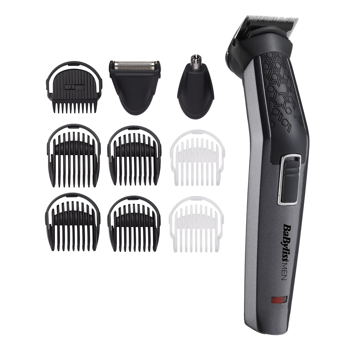 product image - Набір для стрижки волосся 10 в 1 BaByliss, сірий
