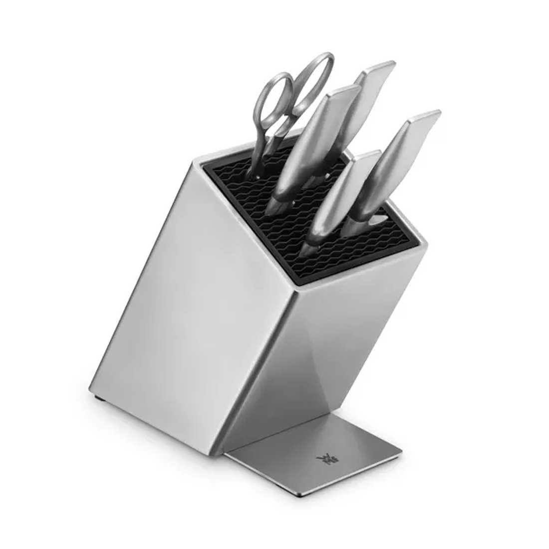 product image - Набір ножів з блоком WMF Grand Gourmet FlexTec, 6 предметів, сріблястий