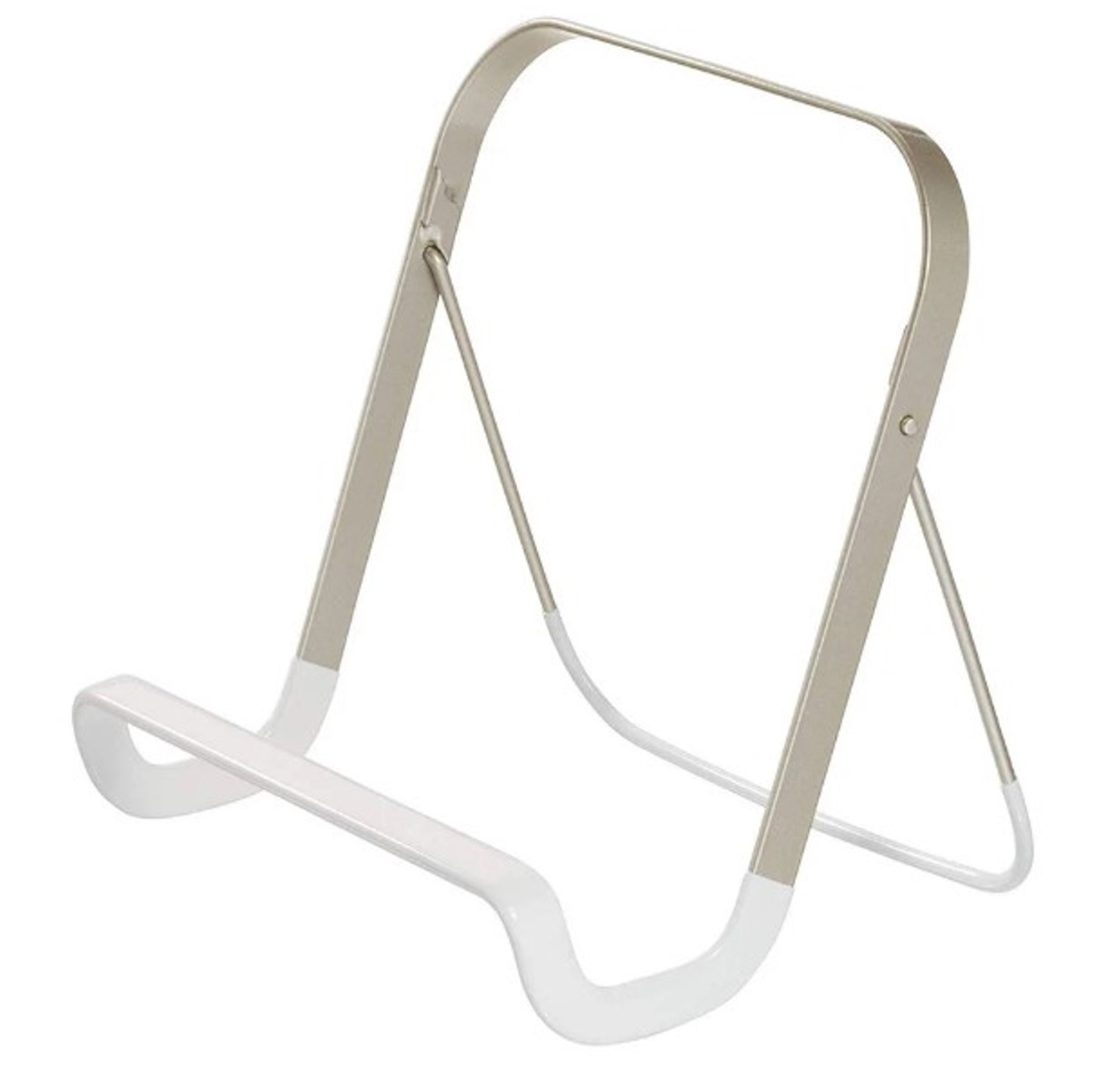 product image - Тримач для планшета або книги рецептів iDesign AUSTIN, 20,1х 8,9х20,1 см, білий