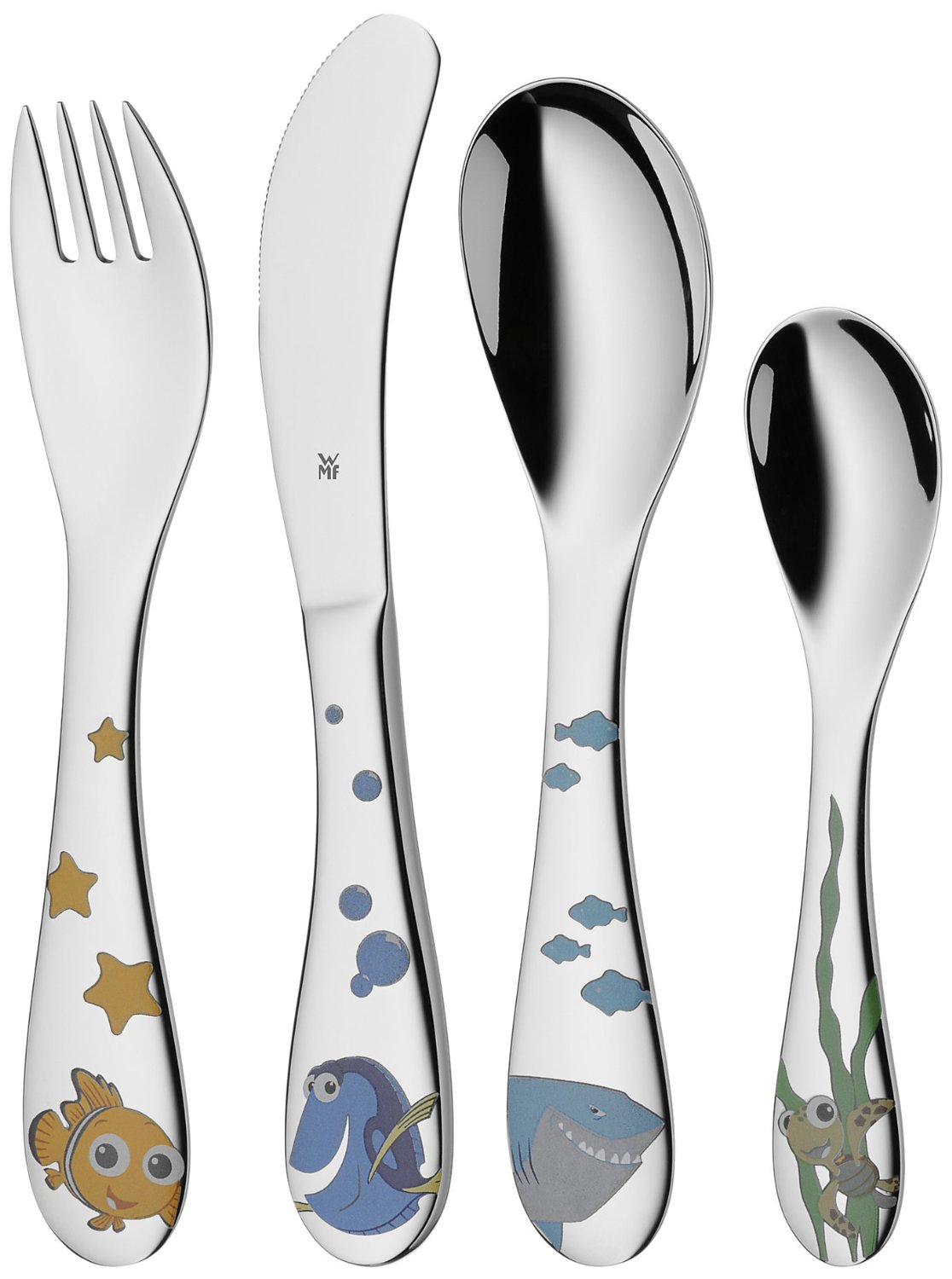 product image - Набір приборів столових дитячих WMF Nemo, 4 предмети в наборі