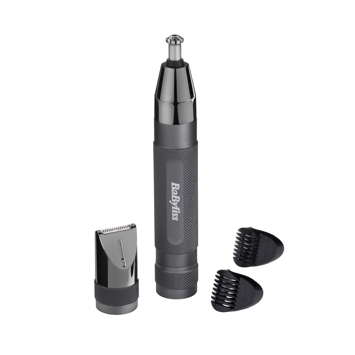 product image - Тример для стрижки волосся в носі, вухах та бровах BaByliss, чорний