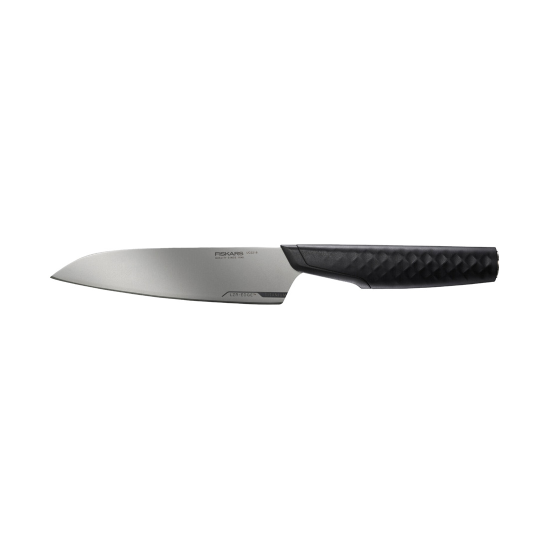 product image - Ніж шеф-кухаря Fiskars Taiten, довжина 13 см, чорний