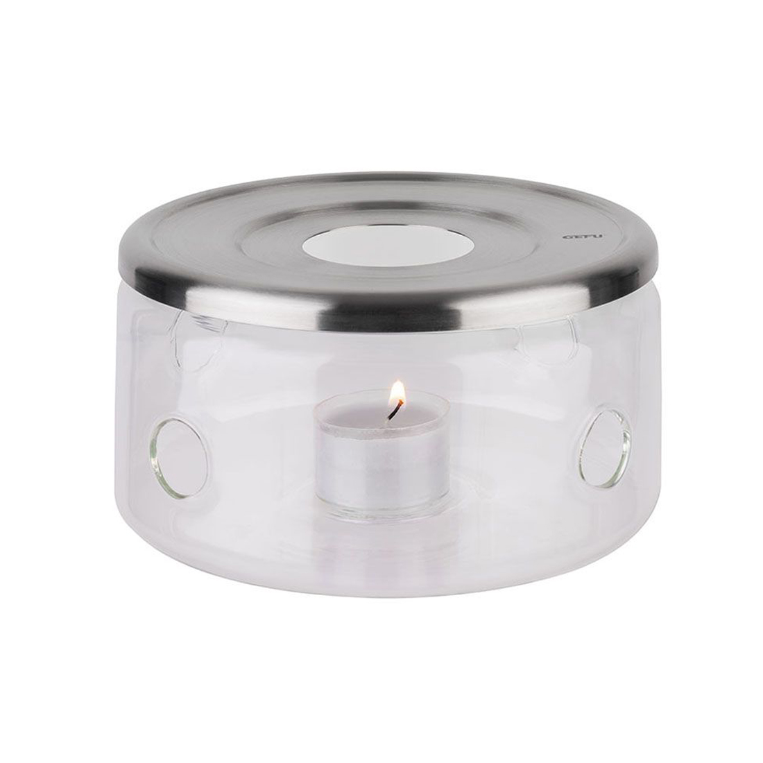 product image - Підігрів для чайника GEFU INFUSA, висота 8 см, прозорий
