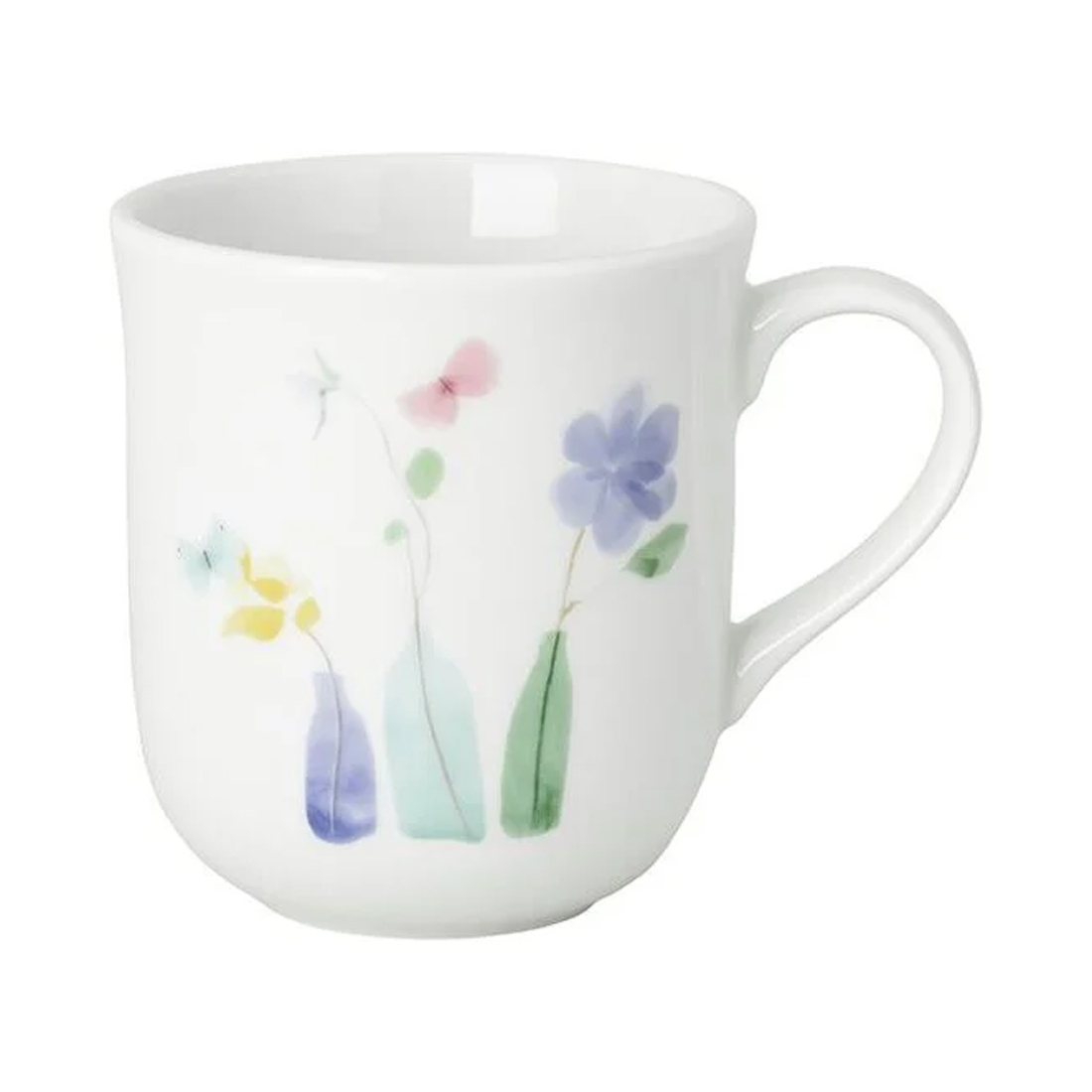product image - Кухоль порцеляновий Hutschenreuther Blumenwiese, об’єм 0,41 л, білий з малюнком