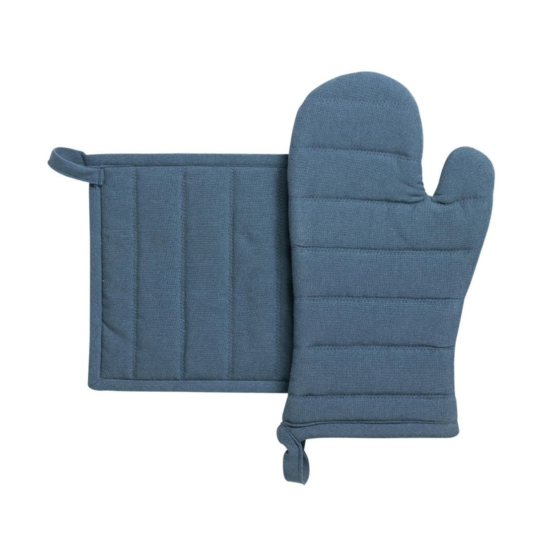 product image - Набір кухонний: рукавичка та прихватка Winkler Jona, синій