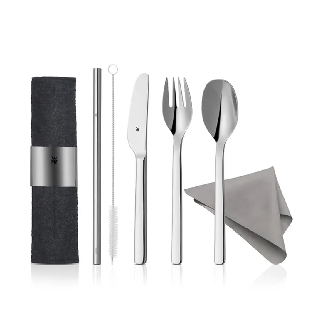 product image - Набір столових приладів WMF My2Go, 8 предметів, сріблястий