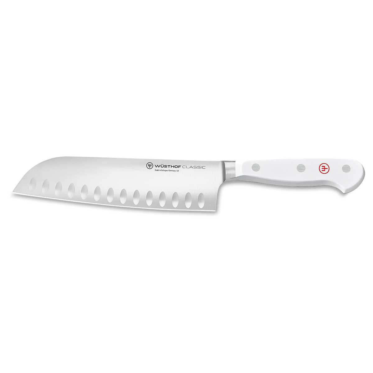product image - Ніж-сантоку Wuesthof Classic White, довжина 17 см, білий