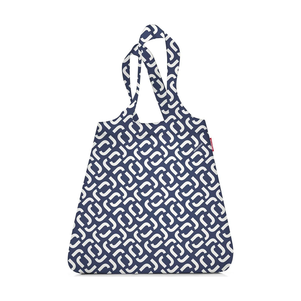 product image - Сумка для покупок Reisenthel SHOPPING, 63х43,5x6 см, синя з білим візерунком