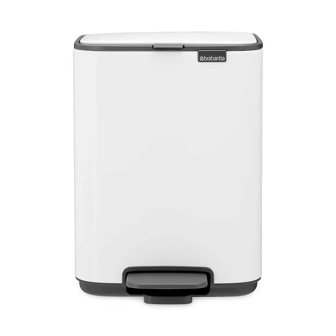 product image - Бак для мусора Brabantia Bo Pedal Bin, объем 4 л, белый