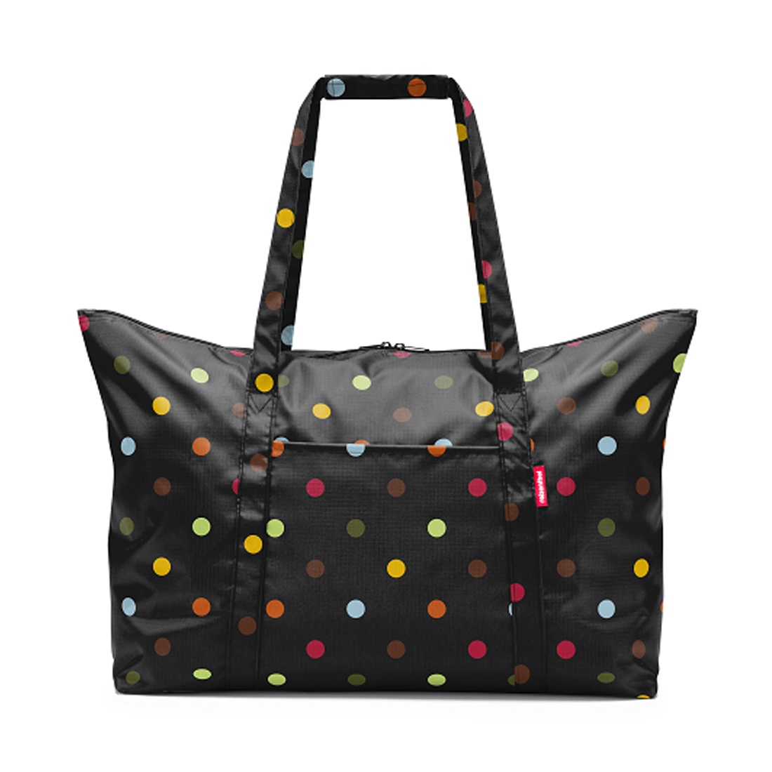 product image - Сумка дорожня Reisenthel Mini Maxi Travelbag, 65х41x26 см, об'єм 30 л, чорний в горошок