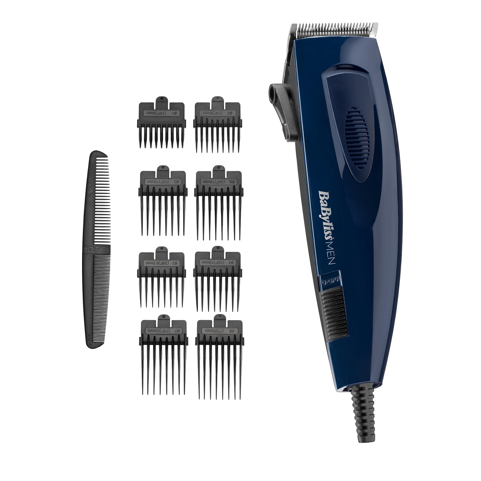 product image - Машинка для стрижки волосся провідна BaByliss, яскраво-синій