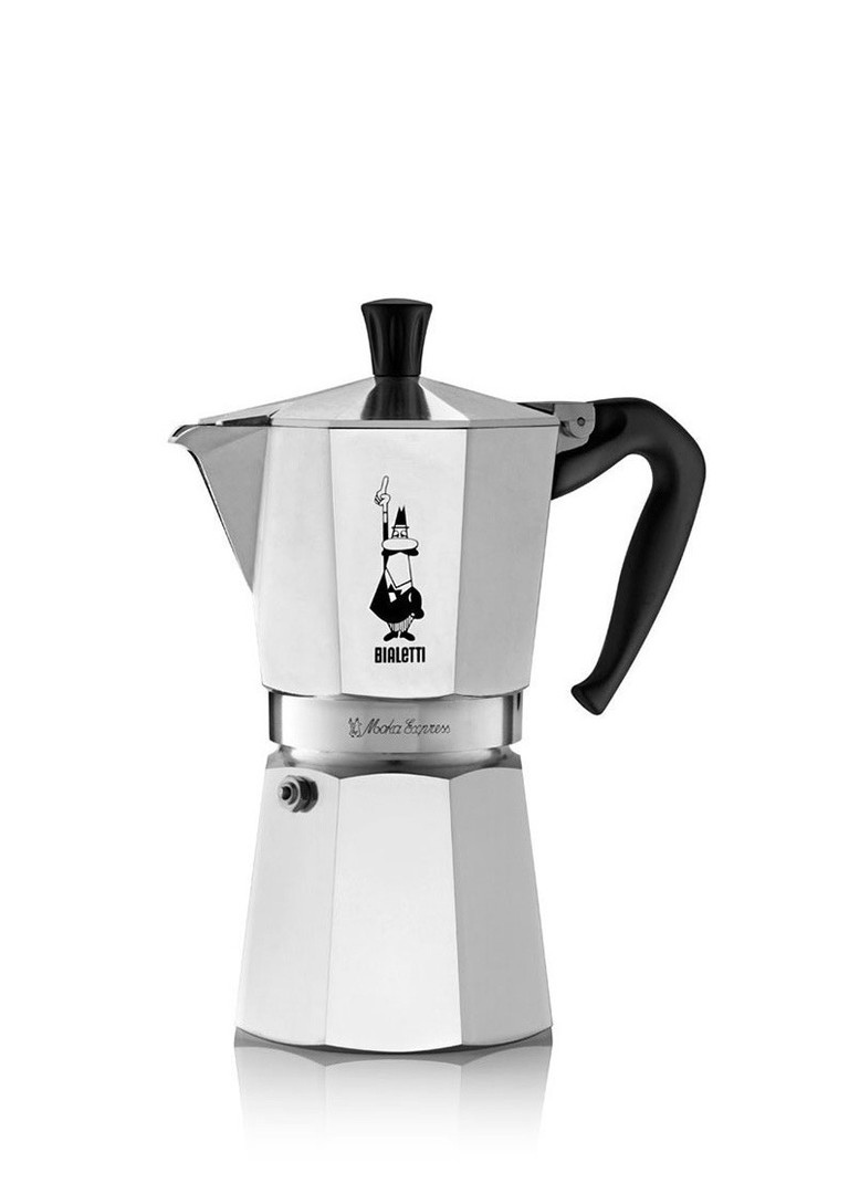 product image - Кавоварка гейзерна "Moka express" на 9 чашок Bialetti MOKA EXPRESS, сріблястий