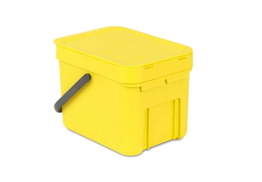 product image - Відро для сміття Sort & Go Brabantia, об'єм 6 л, жовтий