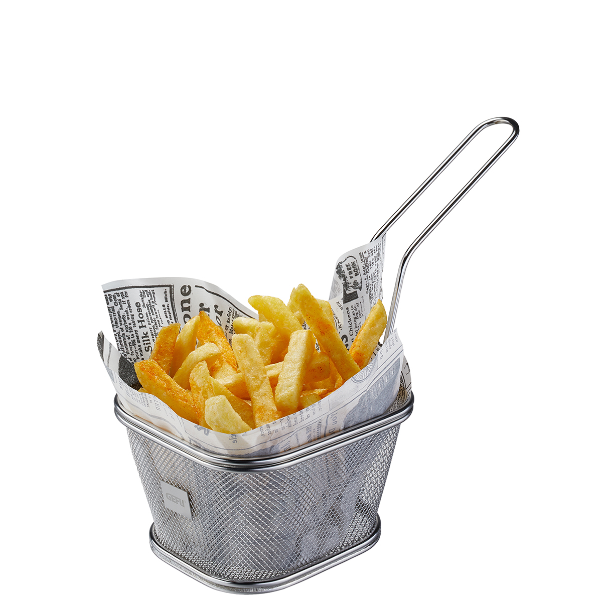 product image - Кошик GEFU Mini Serving Basket, розміри 25,1х11,2х17,5 см, сріблястий