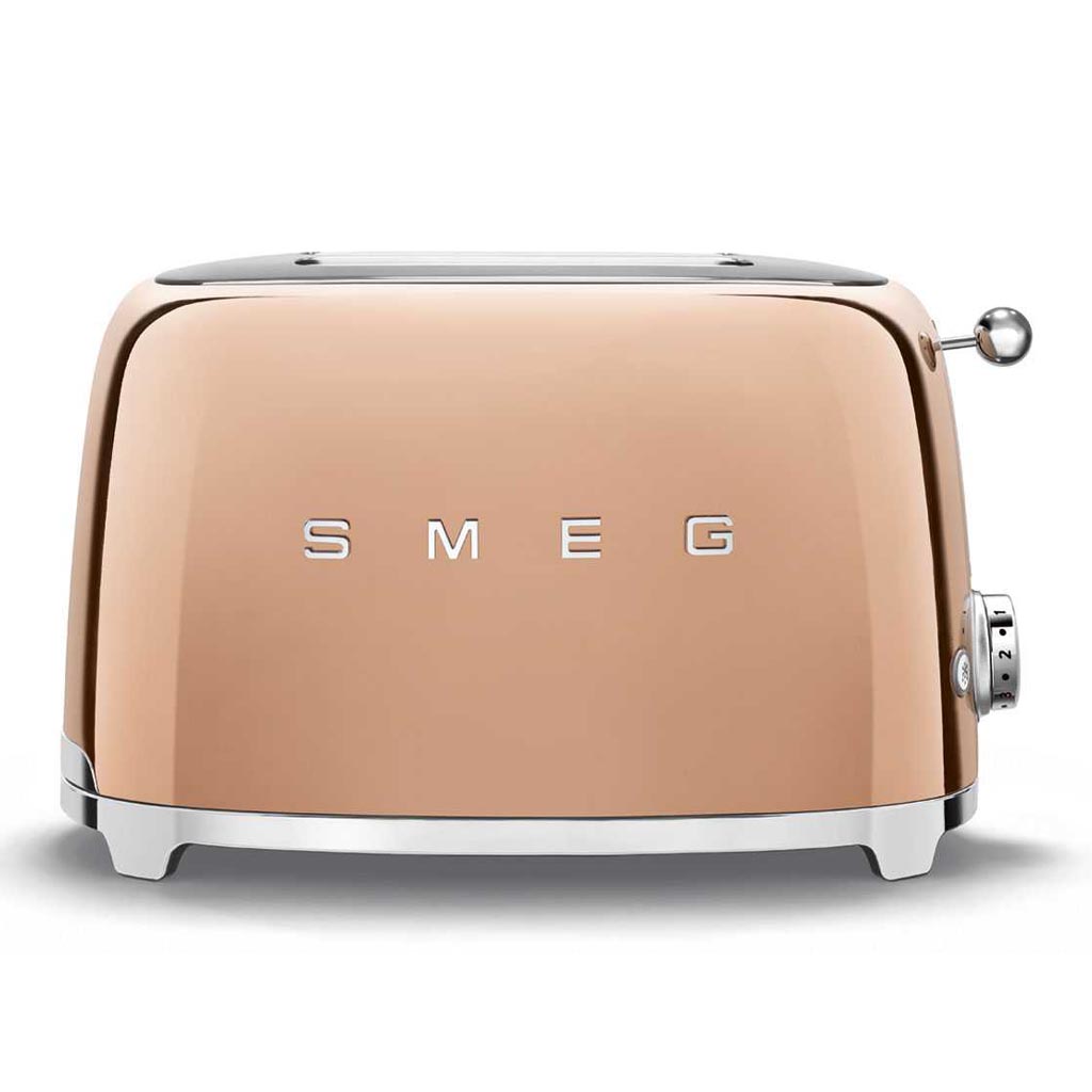 product image - Тостер на два слоти Smeg 50 Style, 19,8 х31х19, 5 см, рожеве золото