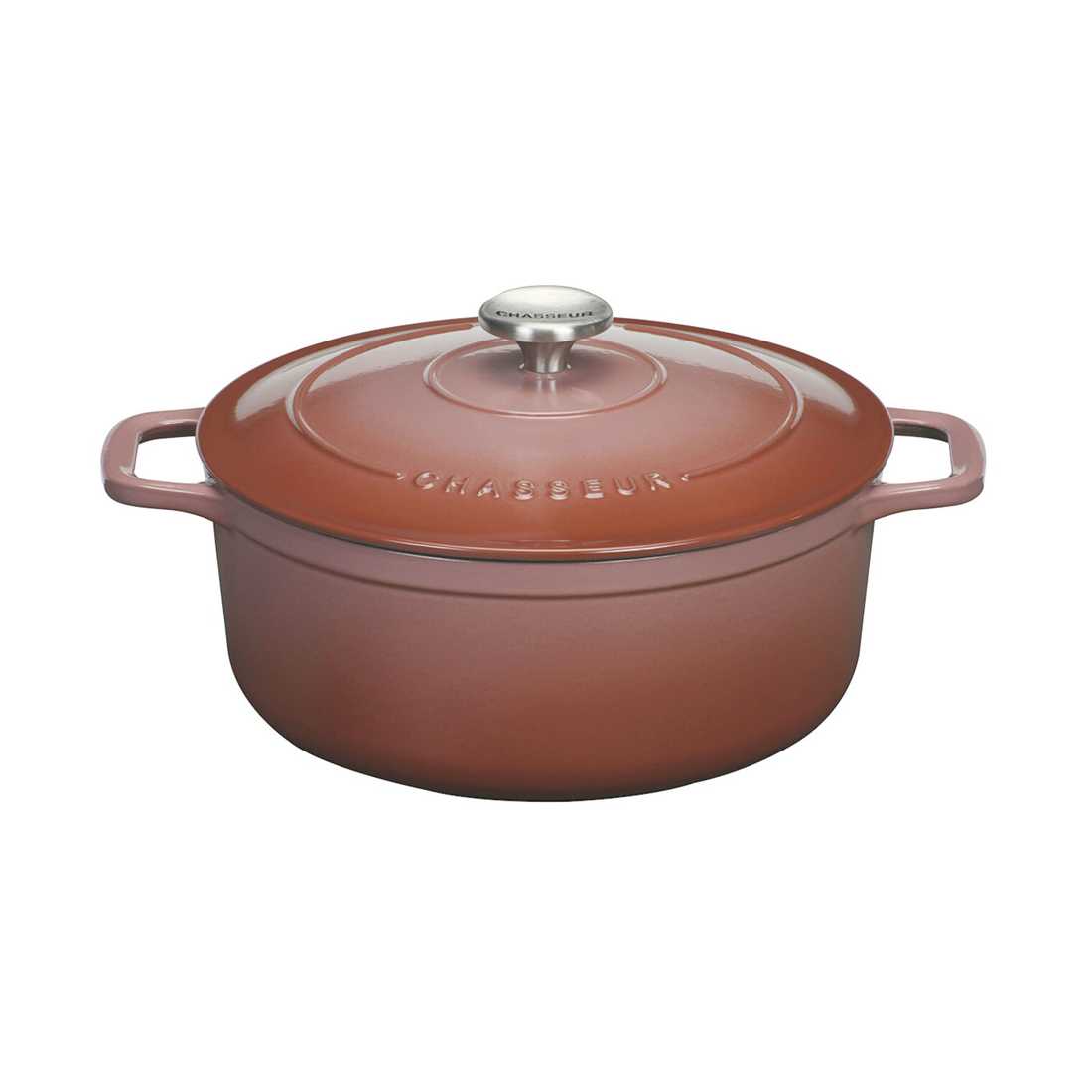 product image - Каструля з кришкою Chasseur ROUND CASSEROLE, об'єм 2,5 л, діаметр 20 см, сушена троянда