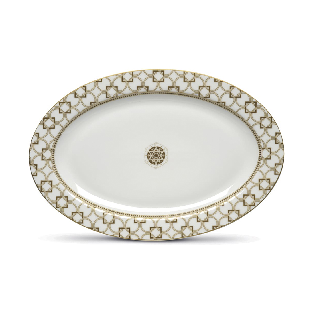 product image - Блюдо овальне Pozzy Milano DECO, розміри 35х25 см