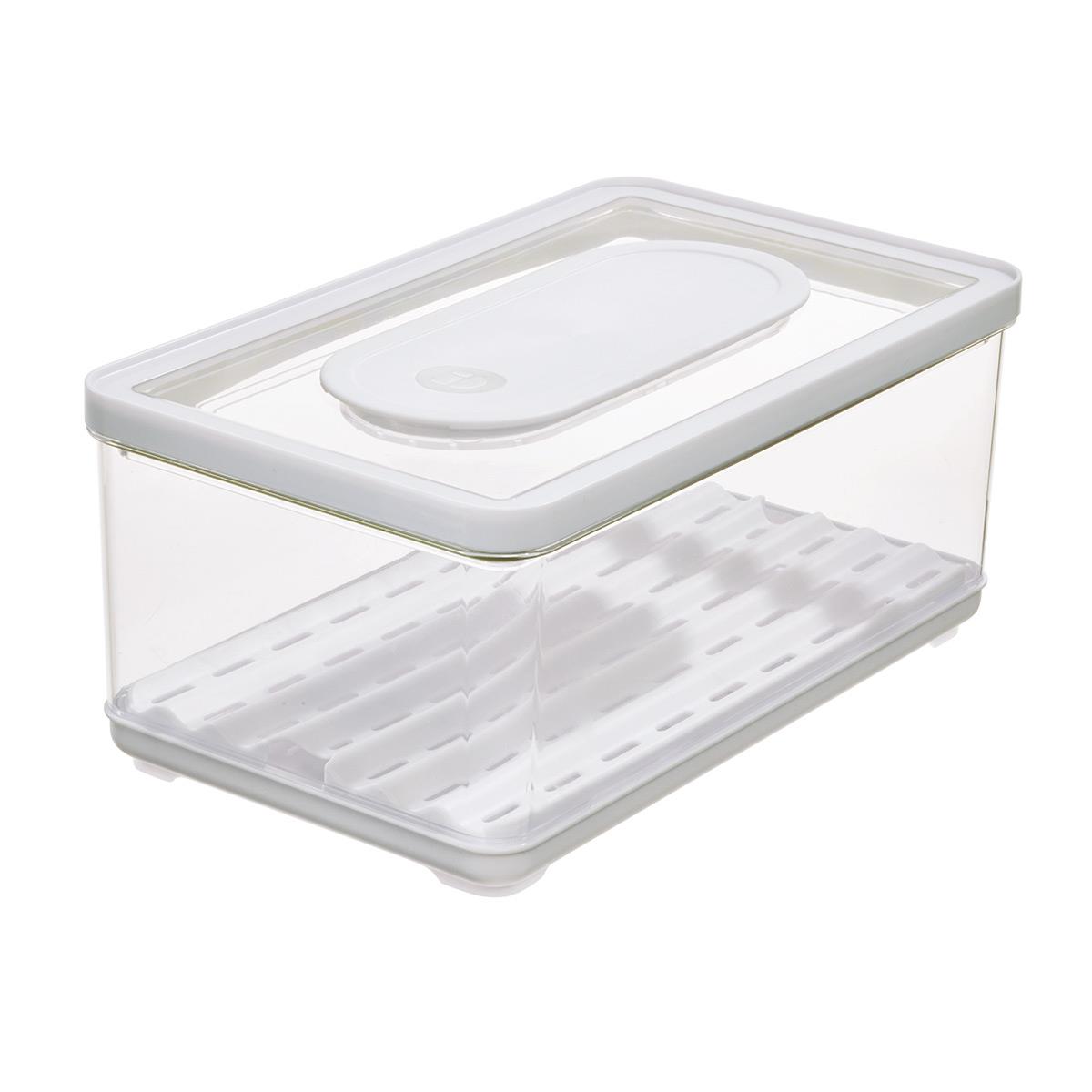 product image - Контейнер для зберігання продуктів InterDesign ID FRESH, об'єм 6 л, прозорий