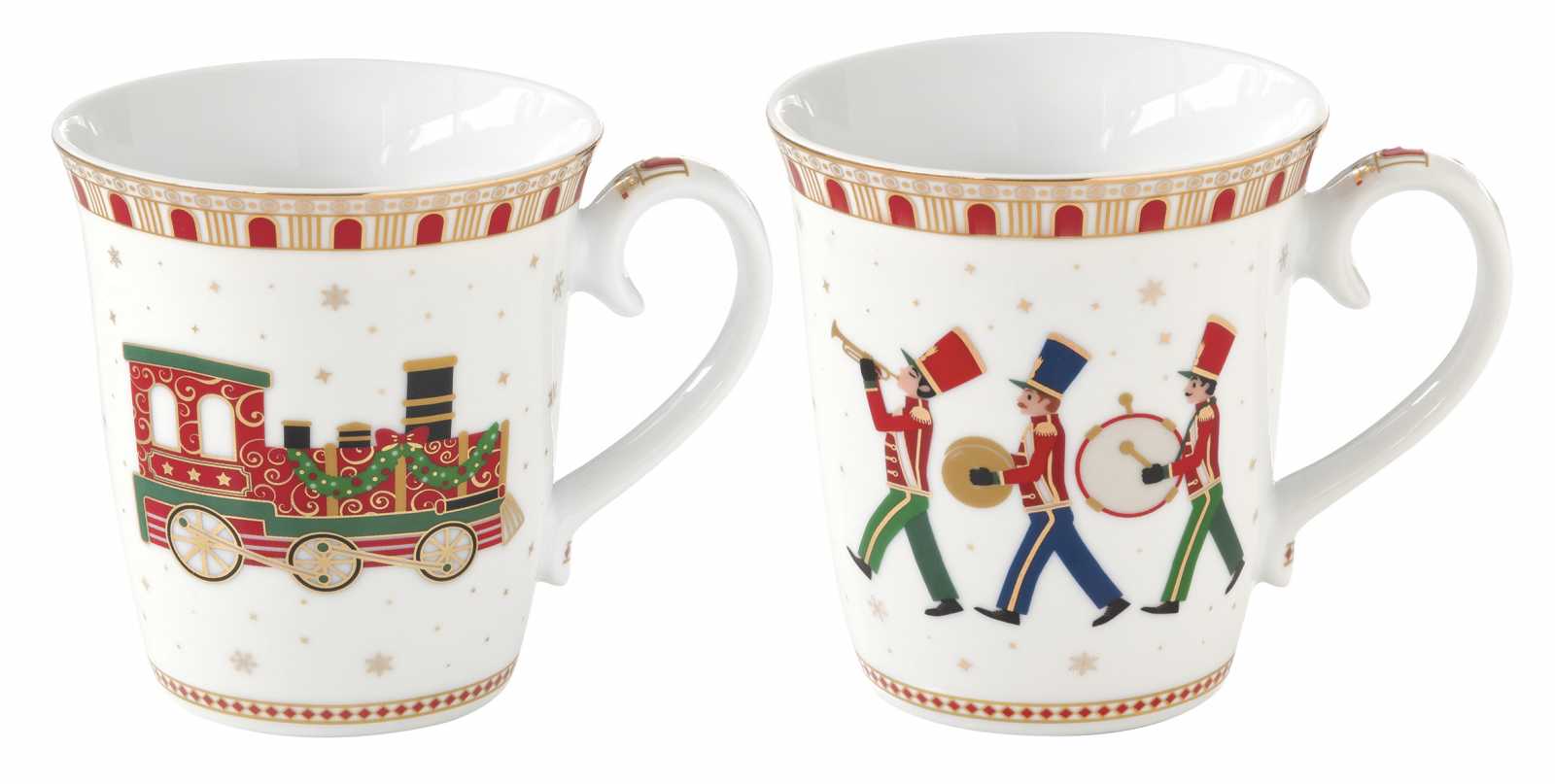product image - Набір кухлів порцелянових Easy Life POLAR EXPRESS, об'єм 0,275 л, 2 предмети