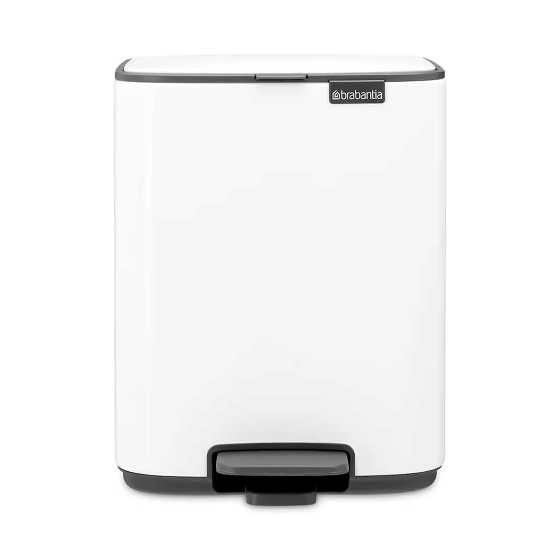 product image - Бак для сміття Brabantia Bo Pedal Bin, об'єм 7 л, білий