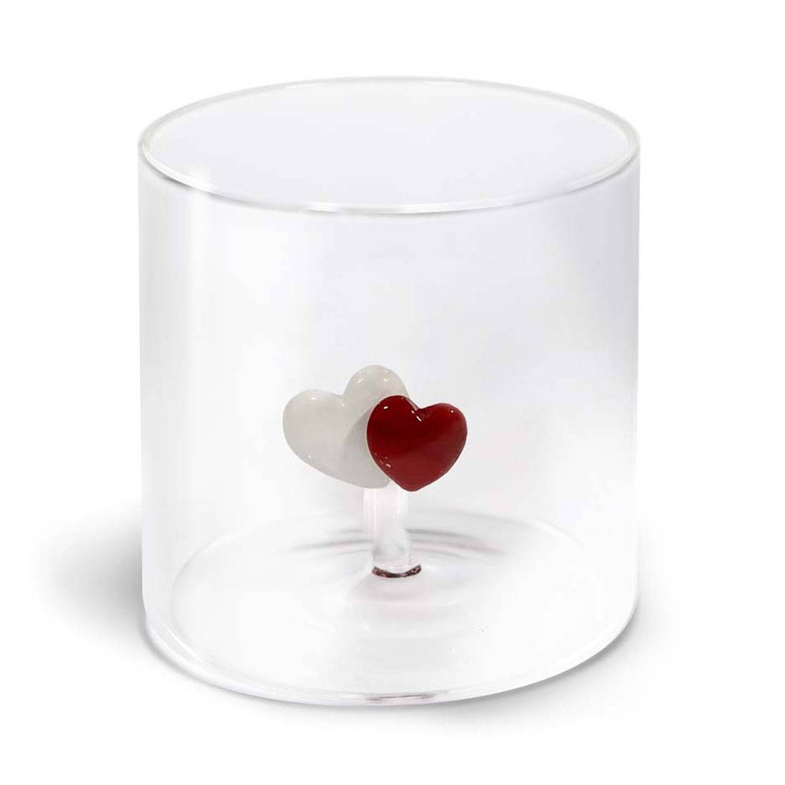 product image - Склянка «Серця» WD Lifestyle Monterey Line, об'єм 0,25 л, прозорий