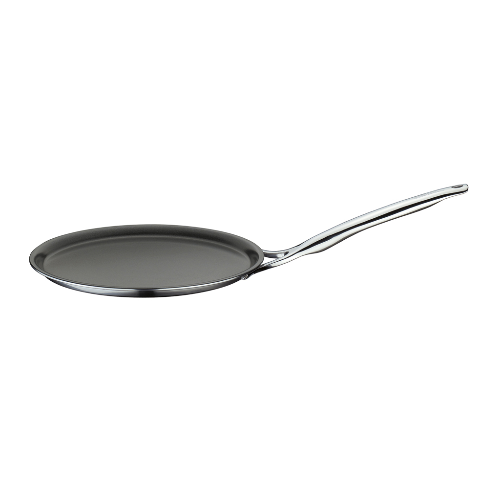 product image - Сковорода для млинців Spring VULCANO CLASSIC, діаметр 28 см, сріблястий