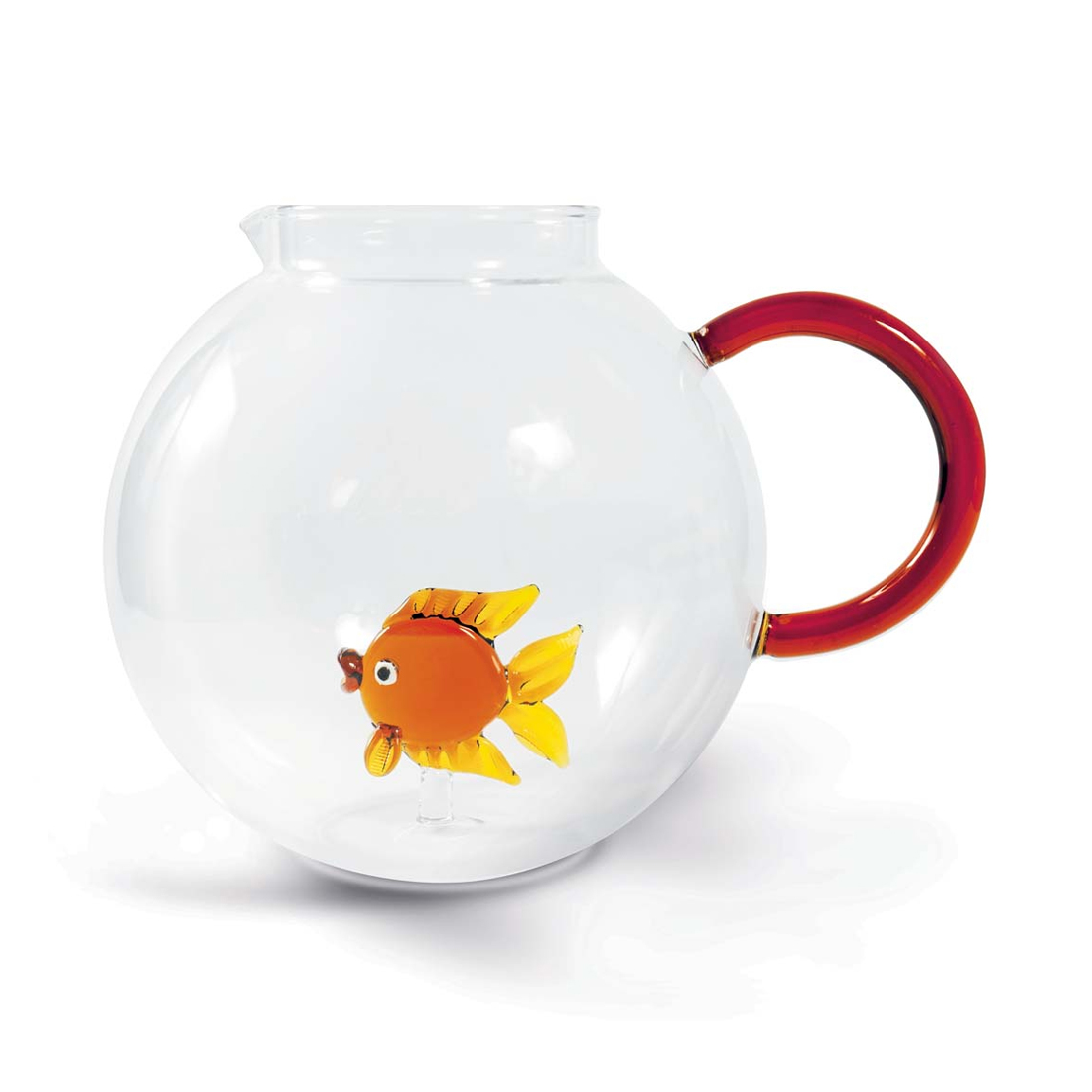 product image - Глечик «Рибка» WD Lifestyle Monterey Sea Animals, об'єм 1,7 л, висота 17,5 см, прозорий