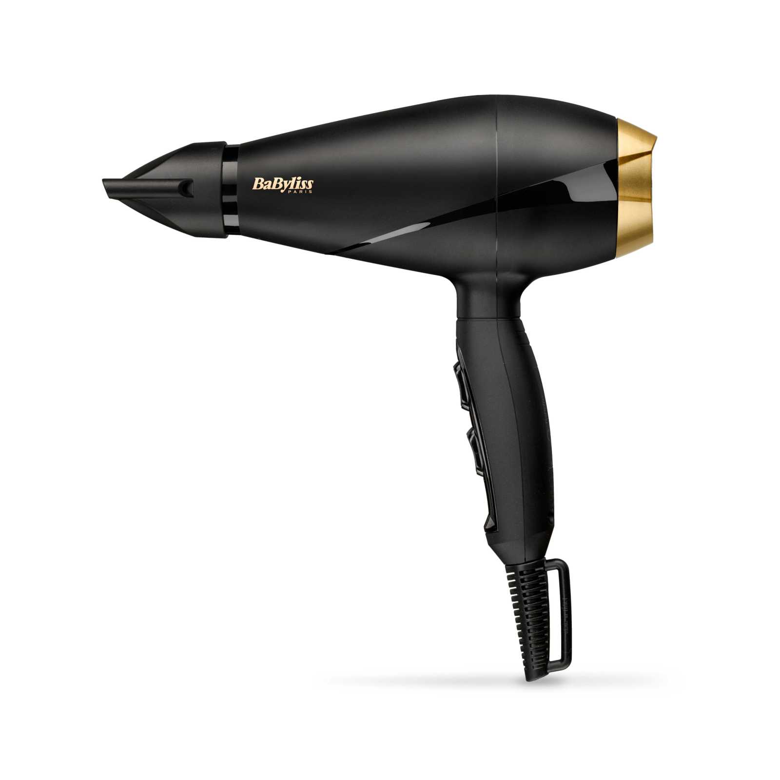 product image - Фен BaByliss Power Pro 2000, потужність 2000 Вт, чорний із золотистим