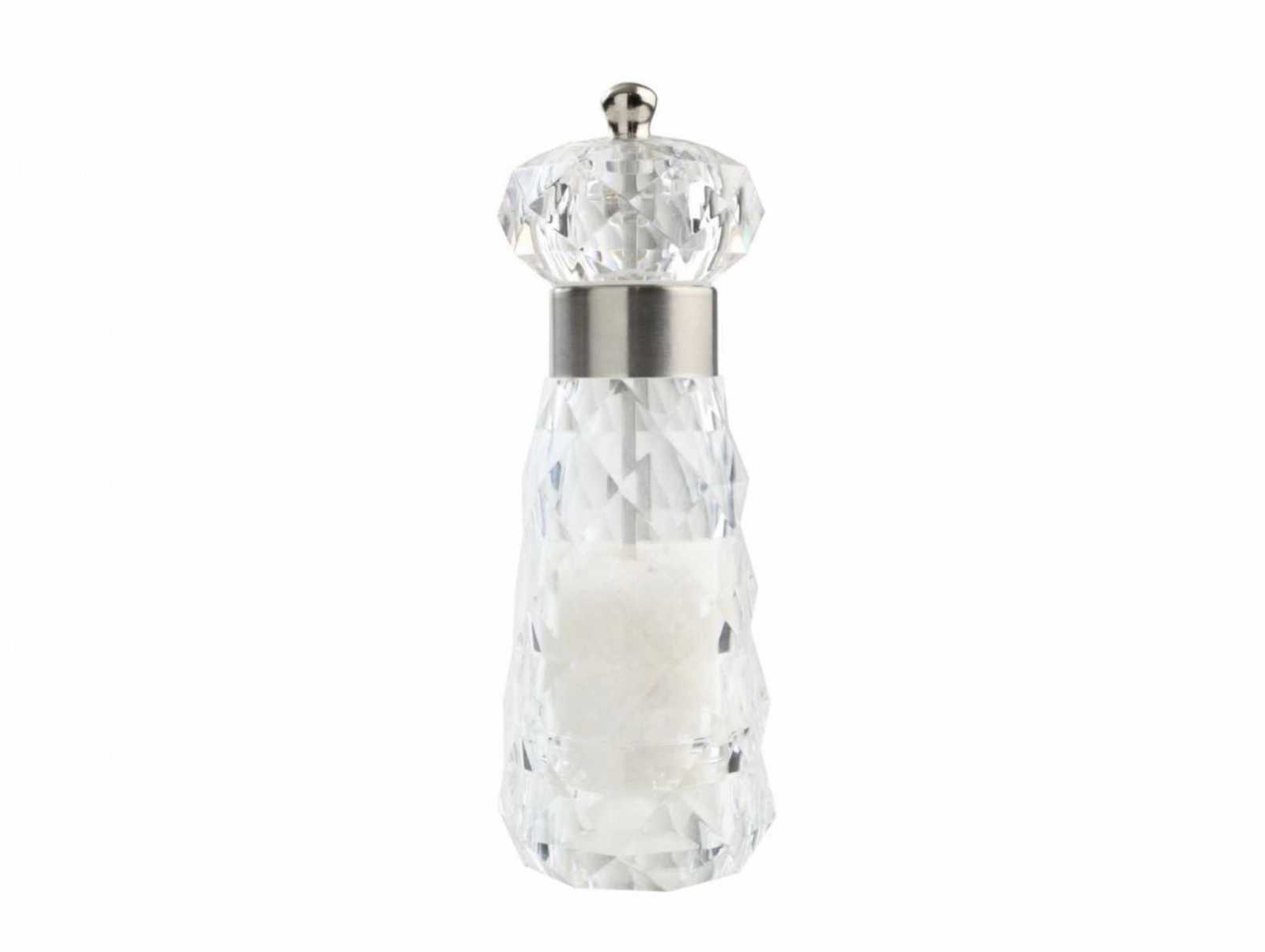 product image - Млин для солі T&G DIAMOND, висота 18 см, прозорий