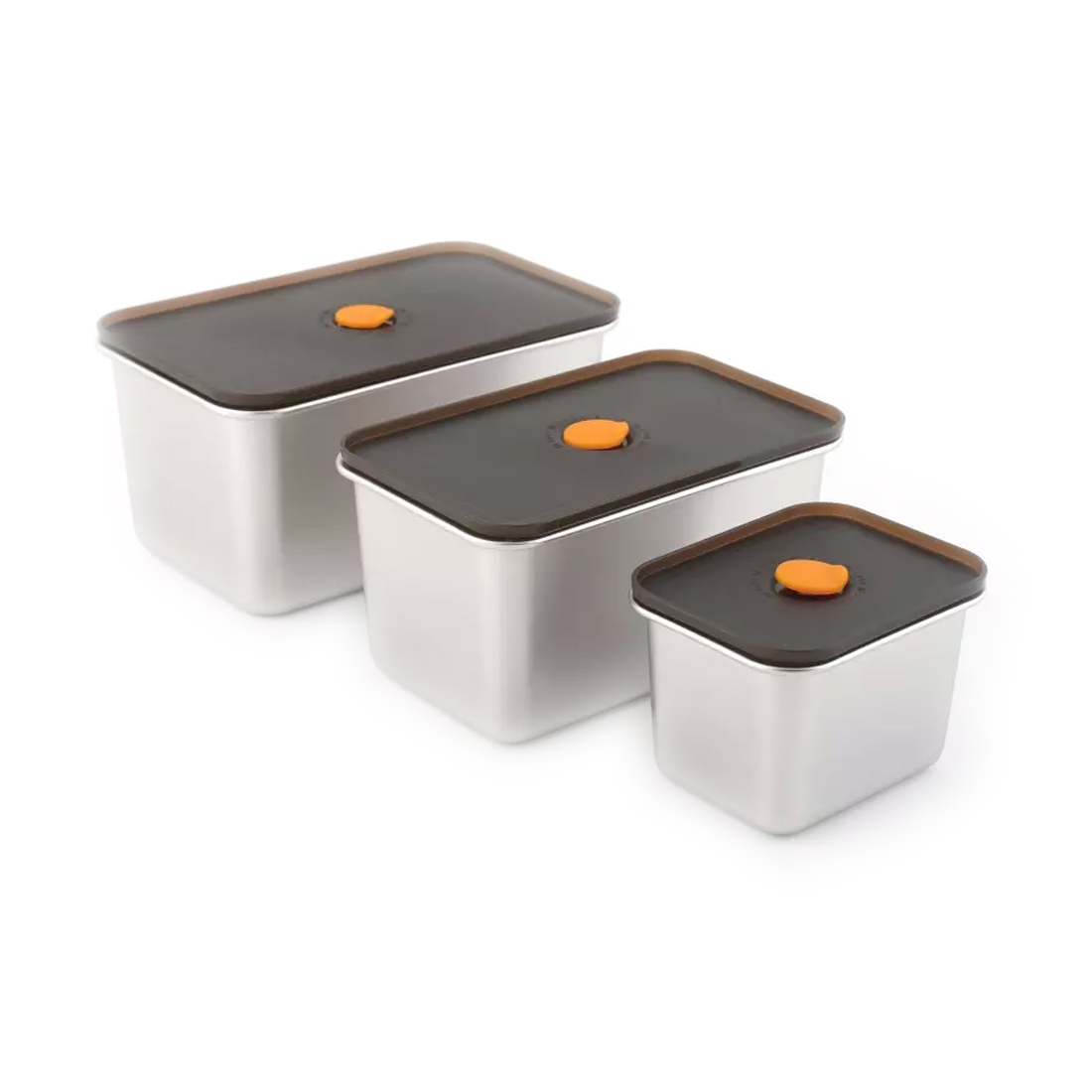 product image - Набір контейнерів для харчових продуктів Carl Schmidt Sohn, об'єм 0,55 л / 1,5 л / 2,1 л, 3 шт