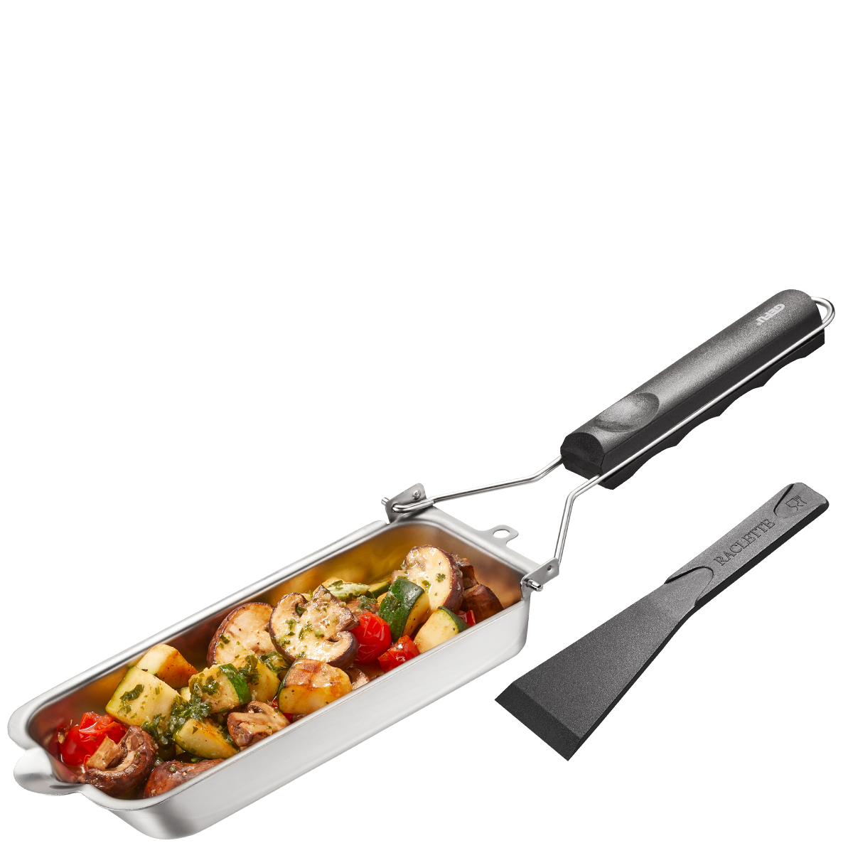 product image - Гриль для барбекю GEFU Barbecue Pan, 38 х 8,5 х 3,8 см, сріблястий