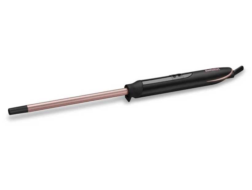 product image - Щипці для завивки конусні BaByliss Curling Wang, діаметр 10 мм, чорний з рожевим