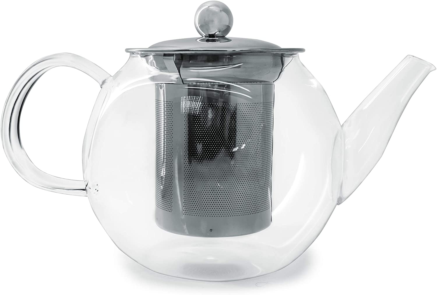 product image - Чайник Nerthus GLASS TEAPOT, об'єм 0,8 л, прозорий