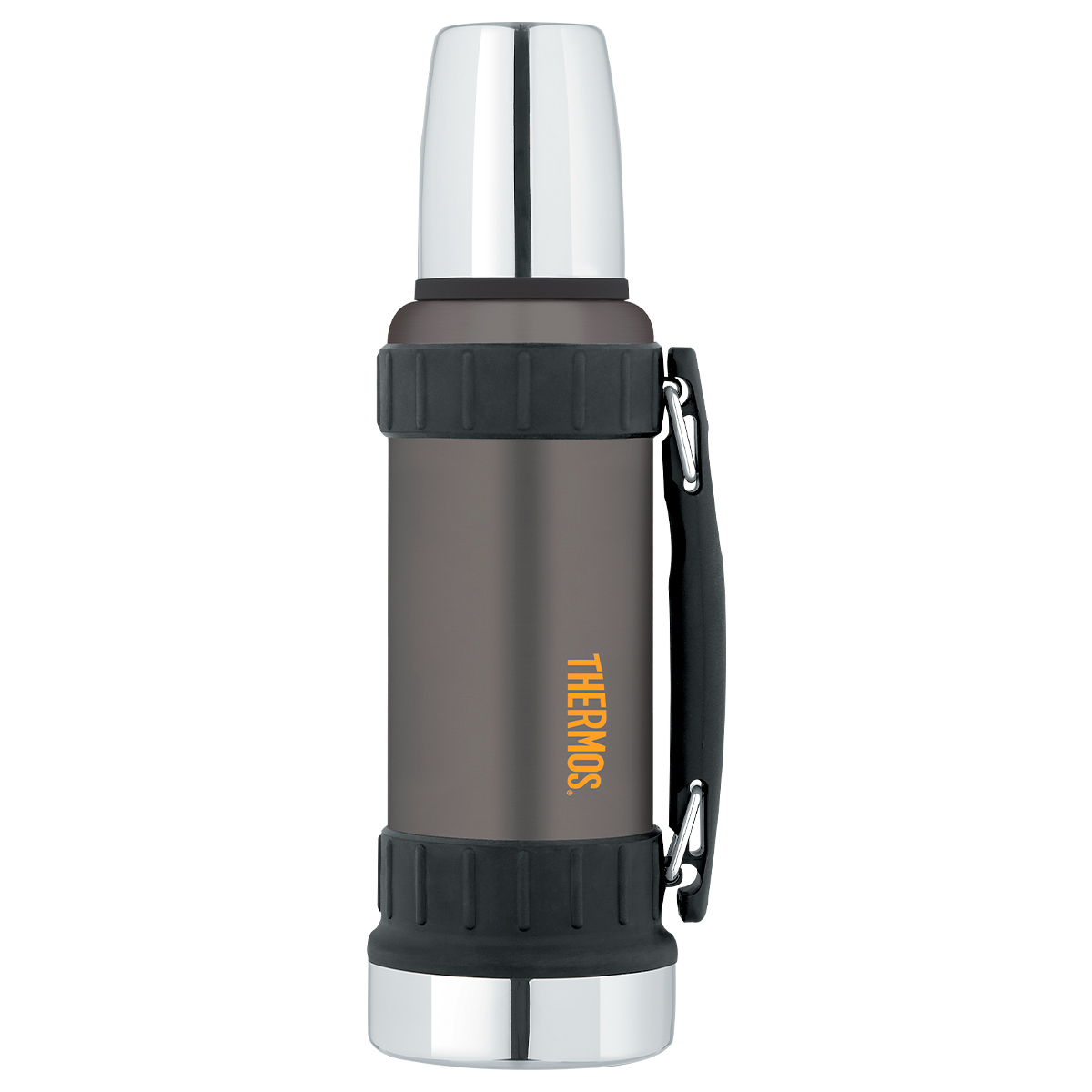 product image - Термос Thermos Isolierflasche Work, об'єм 1,2 л, колір темно-сірий