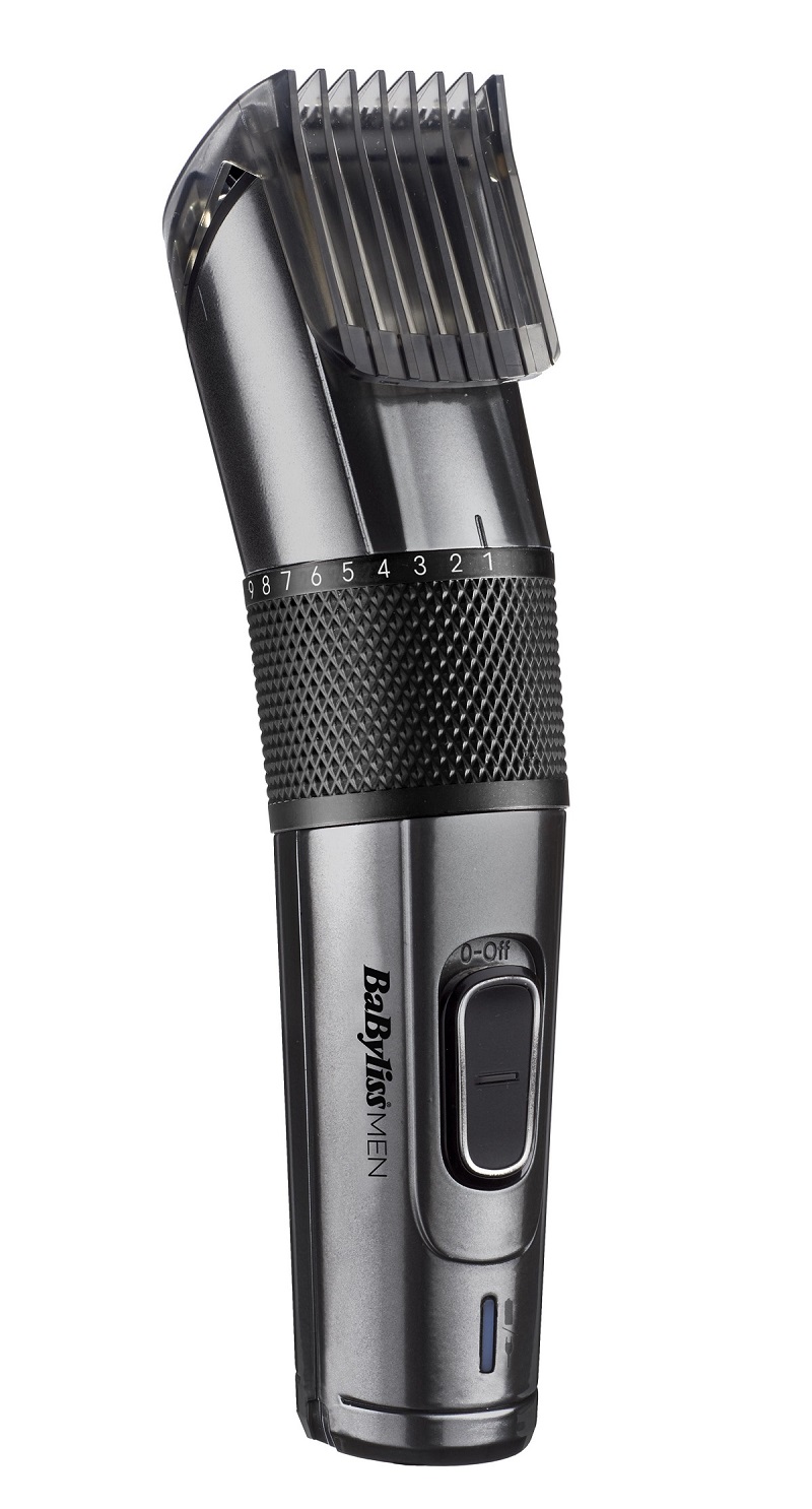 product image - Машинка для стрижки волосся дротова/ бездротова BaByliss, сірий металік з чорним.