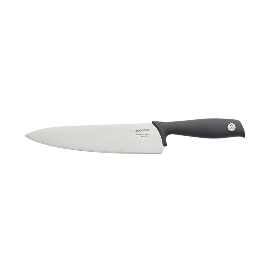 product image - Ніж шеф-кухаря Brabantia TASTY+, довжина 33,4 см, темно-сірий