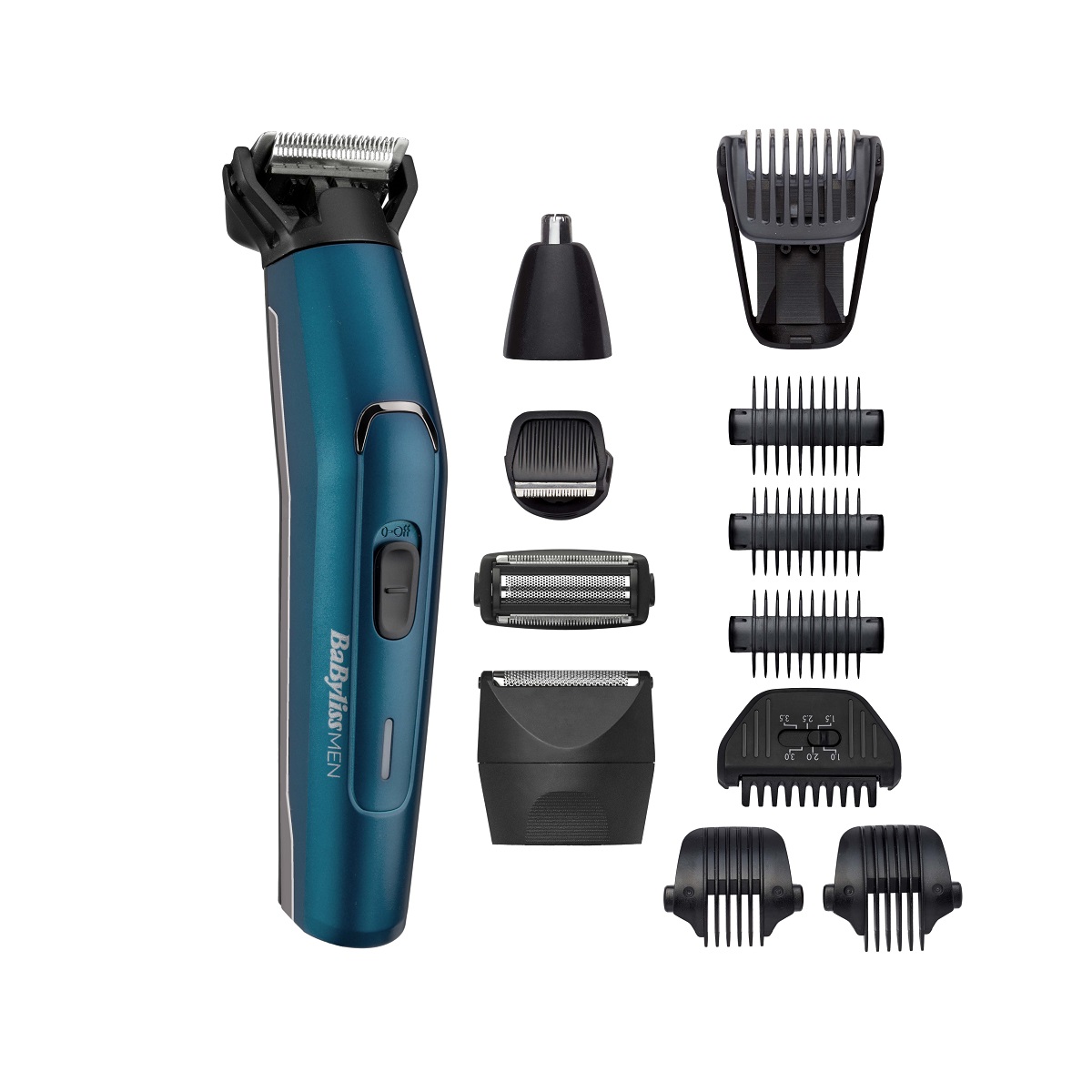 product image - Набір для стрижки волосся 12 в 1 BaByliss, синій