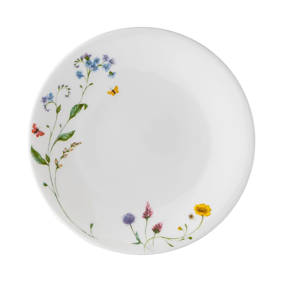 product image - Тарілка порцелянова Hutschenreuther NORA, діаметр 27 см, білий з малюнком