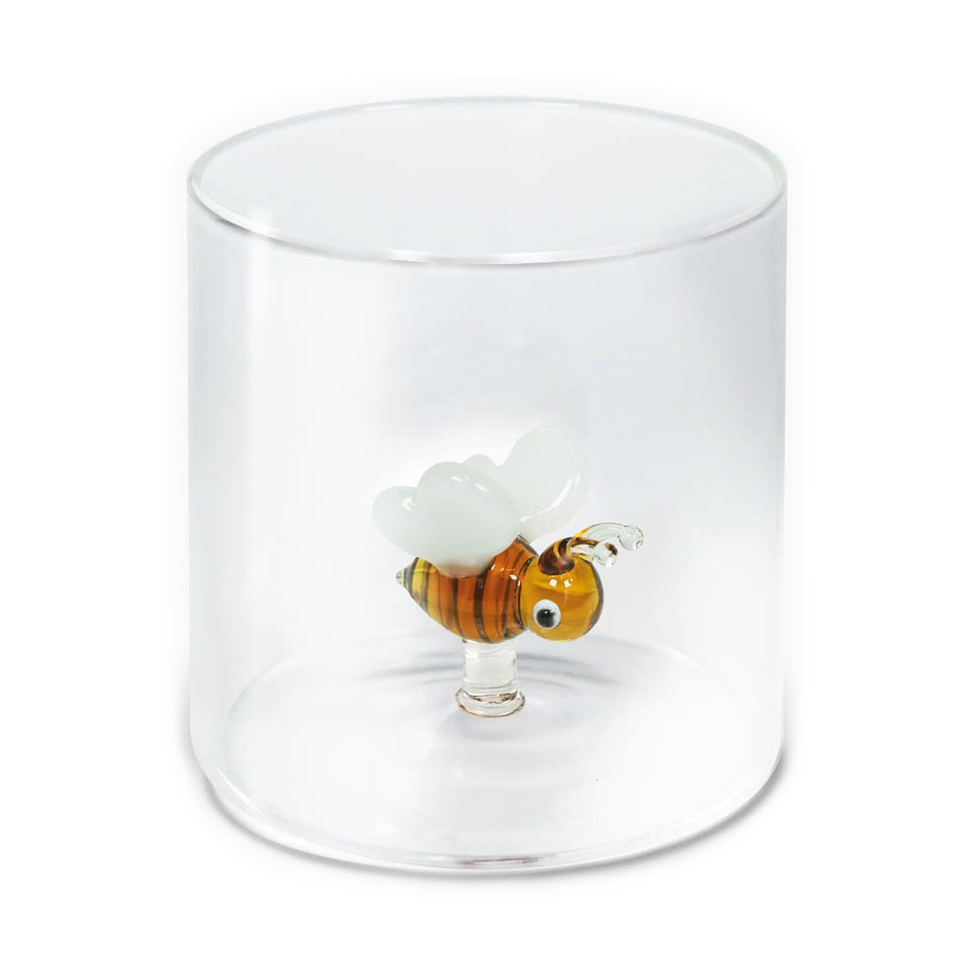 product image - Склянка «Бджілка» WD Lifestyle Monterey Animals, об'єм 0,25 л, прозорий