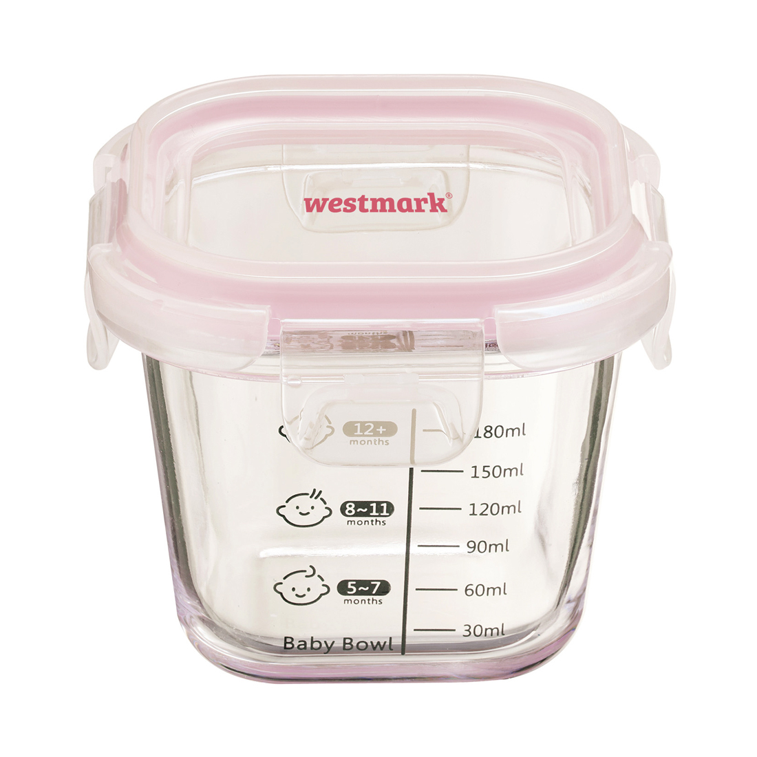 product image - Контейнер скляний Westmark Baby Bowl, об'єм 0,2 л, прозорий