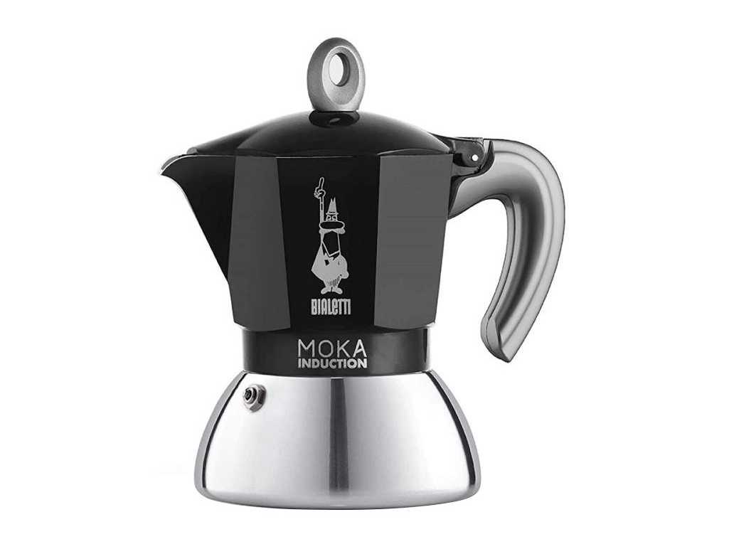 product image - Кавоварка гейзерна Bialetti Moka Induction на 4 чашки, об'єм 150 мл, чорний