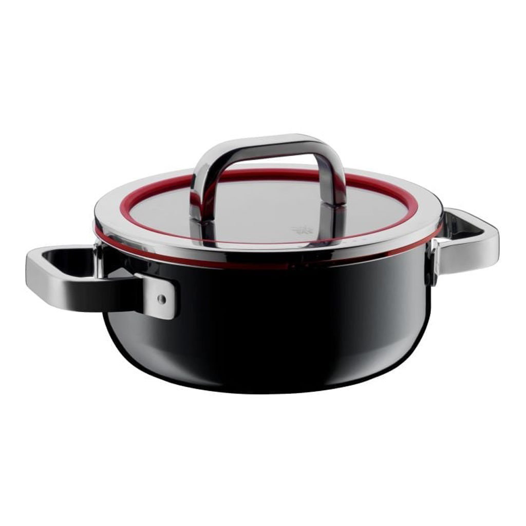 product image - Каструля з кришкою WMF FUSIONTEC MINERAL, об'єм 2,4 л, металевий чорний