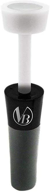 product image - Вакуумна пробка VinBouquet VACUUM STOPPER, 8 x 16 x 3.5 см, чорно-білий