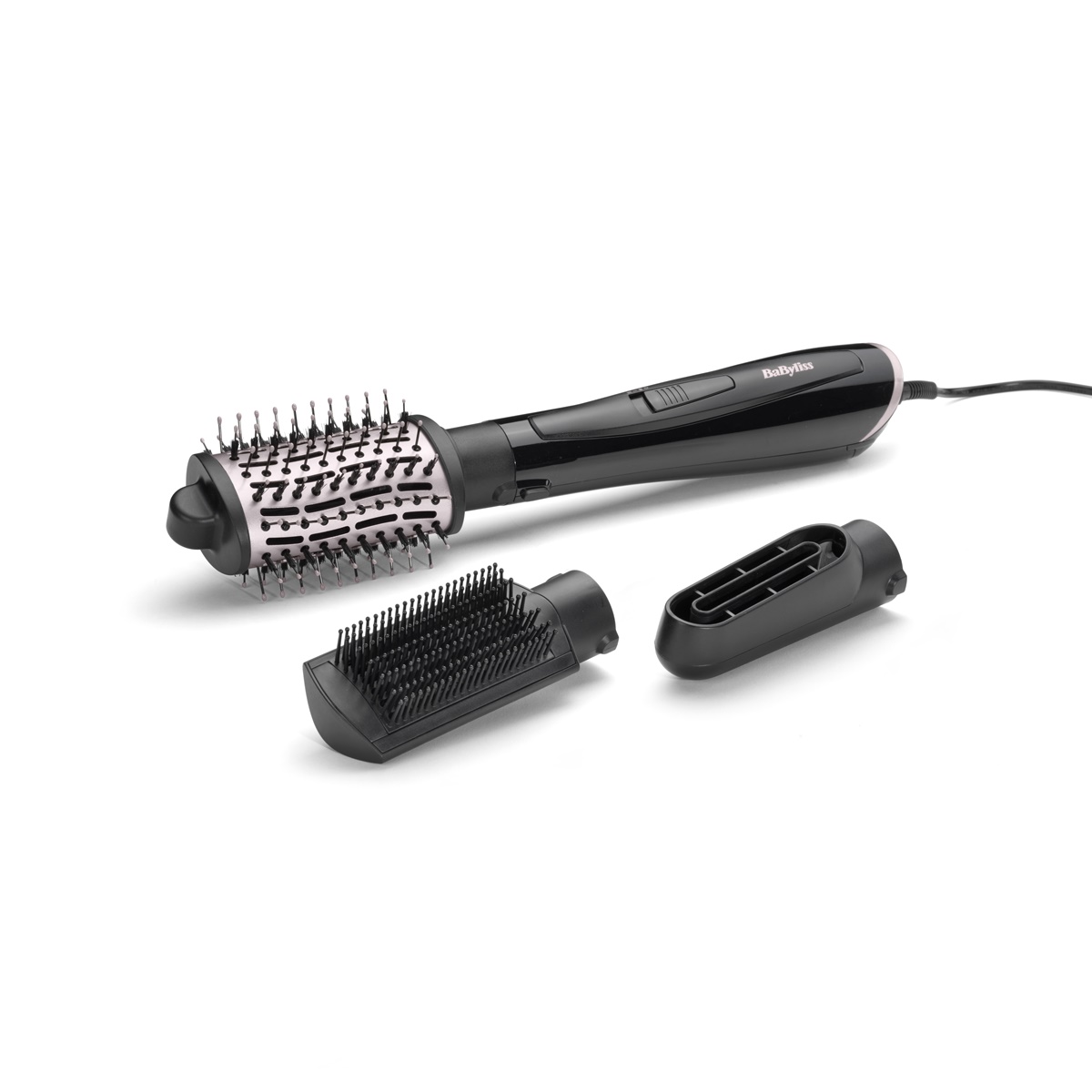 product image - Фен-щітка BaByliss Stule Smooth 1000, потужність 1000 Вт, чорний з сріблястим