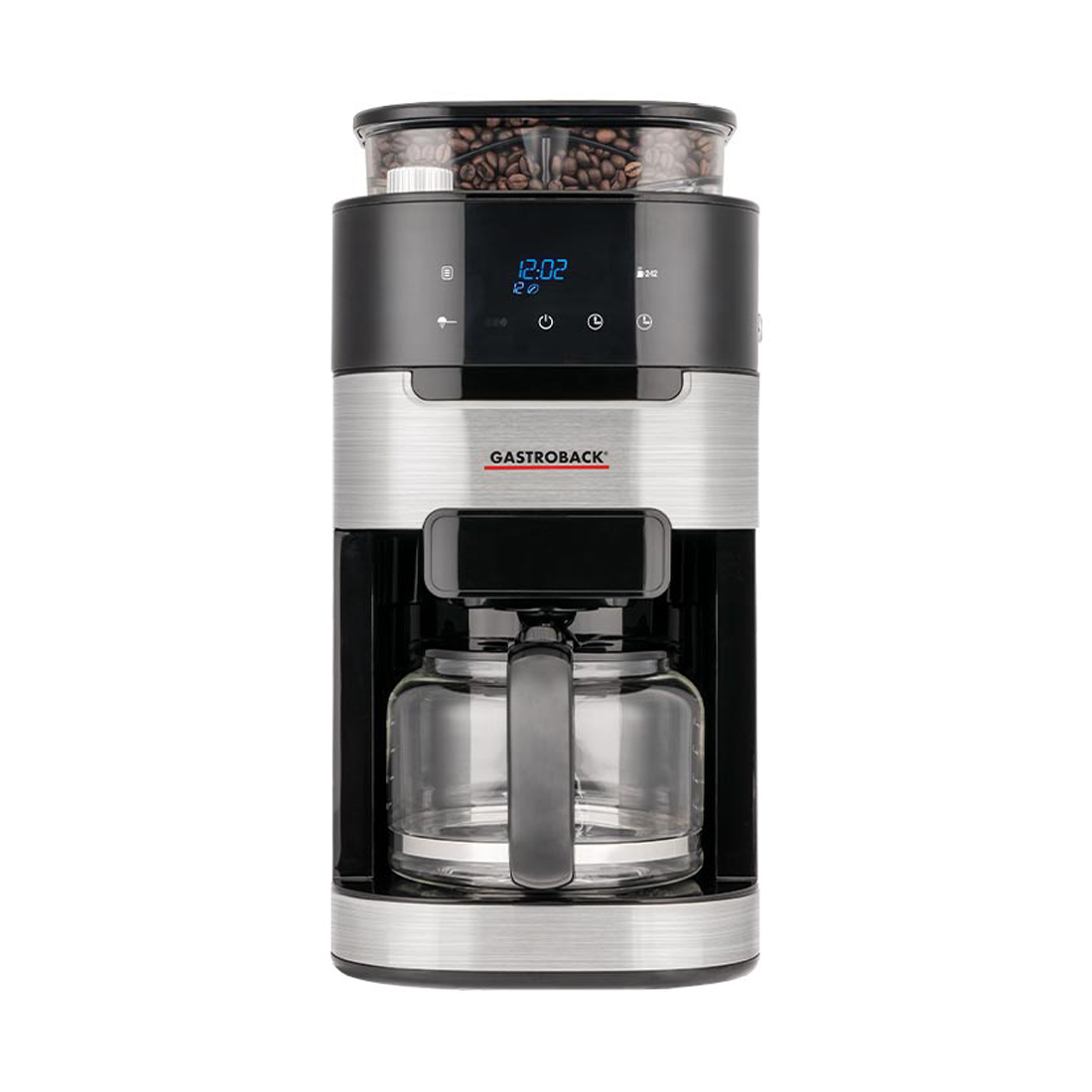 product image - Кавомашина крапельна з вбудованою кавомолкою 2 в 1 Gastroback Grind & Brew Pro Thermo