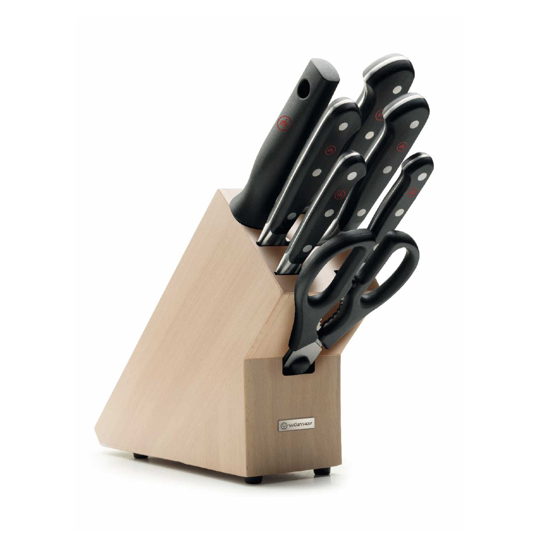 product image - Блок з ножами Wuesthof CLASSIC, 7 предметів, бежевий