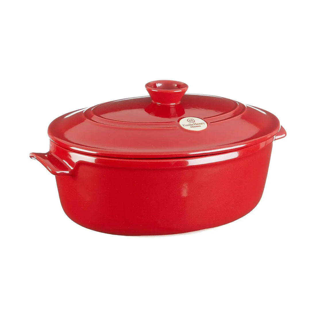 product image - Каструля овальна Emile Henry Cookware, об'єм 6 л, червоний