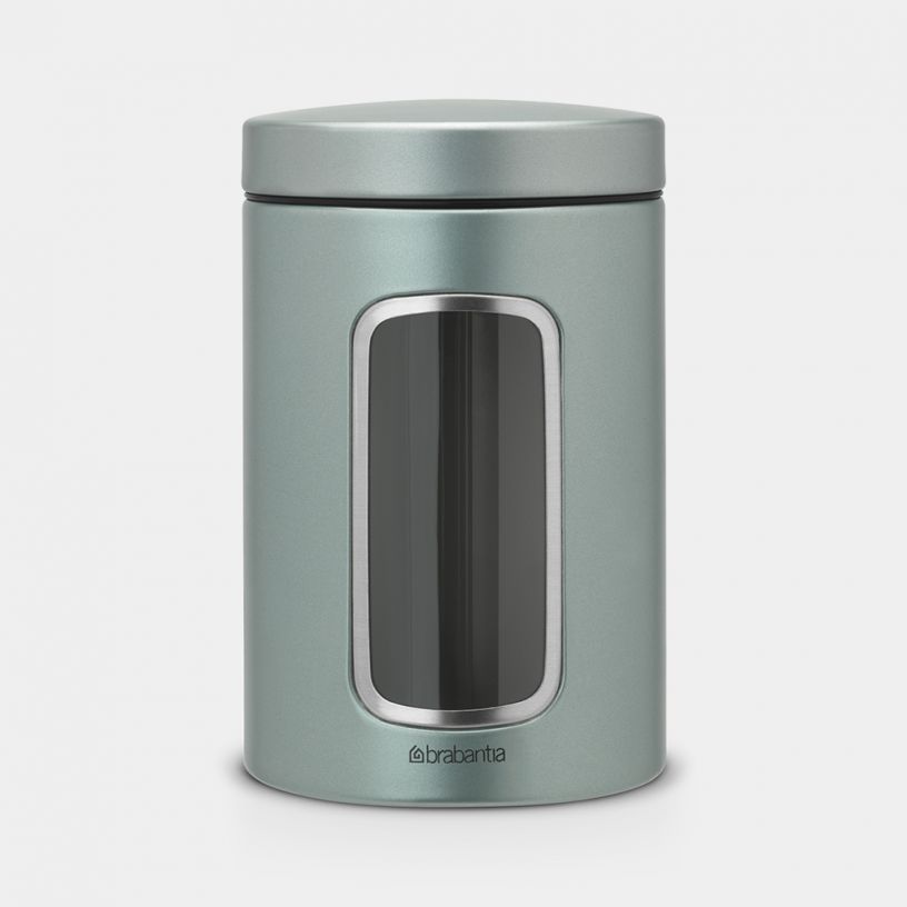 product image - Набір ємностей для зберігання сипучих продуктів Brabantia, об'єм 1.4 л, 3 шт, зелений